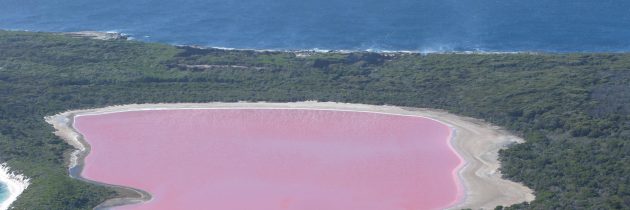 Un lac rose en Australie – le lac Hillier