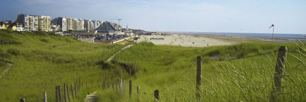 La plage et la ville du Touquet