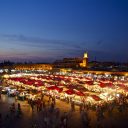 Marrakech et la place Jemaa el-Fna